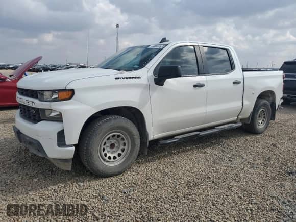 2021 Chevrolet Silverado 1500 Custom z VIN 3GCPWBEK9MG219026, wystawiony jako Copart lot #90089935 z przebiegiem 112 324 mil mil oraz Czysty tytuł • Clean title. Historia ofert i sprzedaży dostępna na DreamBid. Obrazek 1.