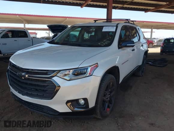 2020 Chevrolet Traverse Premier z VIN 1GNERKKW3LJ117912, wystawiony jako IAAI lot #42317330 z przebiegiem 113 576 mil mil oraz . Historia ofert i sprzedaży dostępna na DreamBid. Obrazek 2.