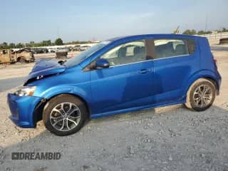 2017 Chevrolet Sonic LT with VIN 1G1JD6SH5H4155381, listed as a Copart auction lot 65027155 with 136,656 mi miles and Salvage title. Bid and sale history available at DreamBid. Image 1.
