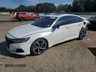 2021 Honda Accord Sport z VIN 1HGCV2F32MA029030, wystawiony jako Copart lot #84632395 z przebiegiem 110 476 mil mil oraz Szkoda całkowita • Salvage title. Historia ofert i sprzedaży dostępna na DreamBid. Obrazek 1.