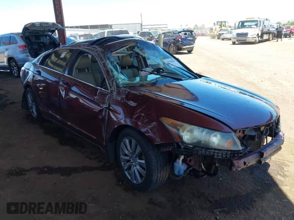 2011 Honda Accord EX-L with VIN 1HGCP2F81BA103119, listed as a IAAI auction lot 42588588 with Not provided miles and . Bid and sale history available at DreamBid. Image 1.