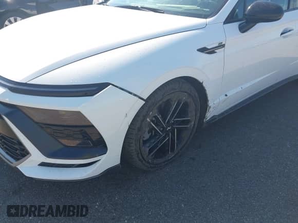 2024 Hyundai Sonata N Line with VIN KMHL54JC7RA351540, listed as a IAAI auction lot 42682713 with 11,250 mi miles and . Bid and sale history available at DreamBid. Image 19.