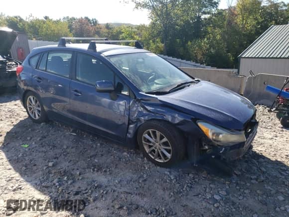 2012 Subaru Impreza Premium with VIN JF1GPAB63CH218463, listed as a Copart auction lot 80855945 with 185,244 mi miles and Clean title. Bid and sale history available at DreamBid. Image 4.