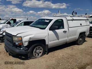 2014 Chevrolet Silverado 1500 Work Truck with VIN 1GCNCPEH7EZ269376, listed as a Copart auction lot 56325735 with 236,664 mi miles and Salvage title. Bid and sale history available at DreamBid. Image 1.