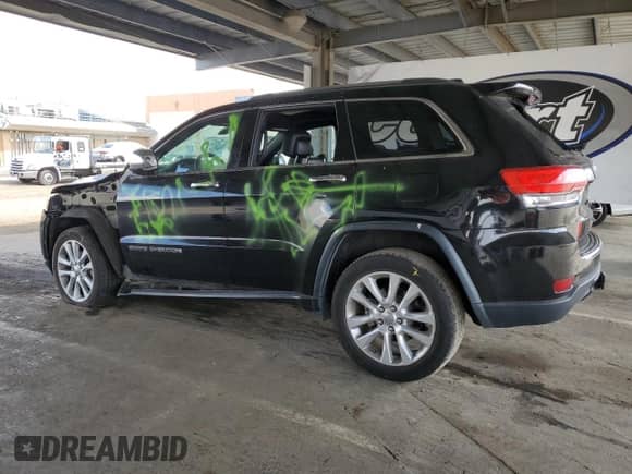 2017 Jeep Grand Cherokee Limited with VIN 1C4RJEBG3HC731091, listed as a Copart auction lot 86104285 with 80,948 mi miles and Salvage title. Bid and sale history available at DreamBid. Image 2.