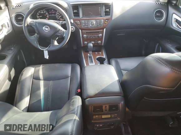 2019 Nissan Pathfinder Platinum with VIN 5N1DR2MN9KC652623, listed as a Copart auction lot 74395894 with 86,372 mi miles and Salvage title. Bid and sale history available at DreamBid. Image 8.