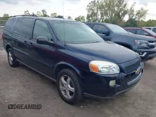 2005 Chevrolet Uplander LS with VIN 1GNDV23L75D241579, listed as a IAAI auction lot 43277520 with 109,411 mi miles and . Bid and sale history available at DreamBid. Image 1.