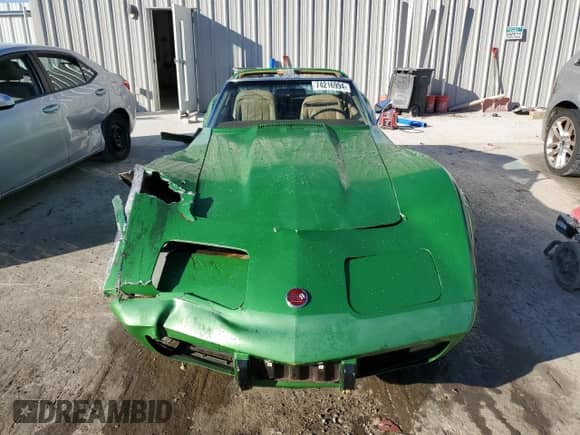 1975 Chevrolet Corvette с VIN 1Z37J5S433389, выставлен на аукционе Copart как лот 74216994 с пробегом 14 685 миль миль и Чистый • Clean title. История ставок и продаж доступна на DreamBid. Изображение 5.