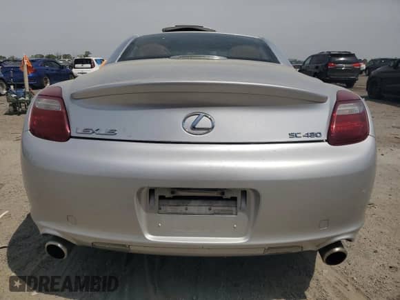 2007 Lexus SC 430 с VIN JTHFN45Y179013569, выставлен на аукционе Copart как лот 54328315 с пробегом 153 858 миль миль и Списание • Salvage title. История ставок и продаж доступна на DreamBid. Изображение 6.