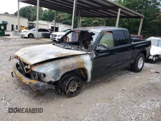 2004 Dodge Dakota Sport with VIN 1D7HL38K14S737127, listed as a Copart auction lot 58973295 with Not provided miles and Non repairable. Bid and sale history available at DreamBid. Image 1.