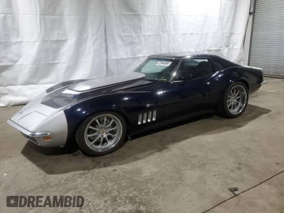 1969 Chevrolet Corvette с VIN 194379S737278, выставлен на аукционе Copart как лот 72564564 с пробегом 6 063 миль миль и Чистый • Clean title. История ставок и продаж доступна на DreamBid. Изображение 1.