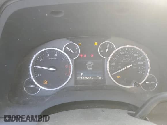 2017 Toyota Tundra SR5 with VIN 5TFRY5F19HX227557, listed as a Copart auction lot 82002155 with 127,544 mi miles and Salvage title. Bid and sale history available at DreamBid. Image 9.