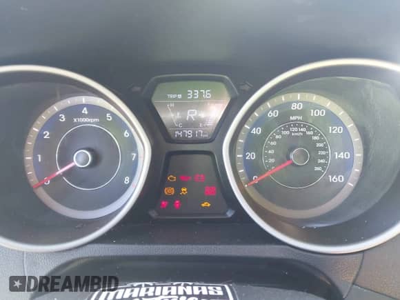 2014 Hyundai Elantra with VIN KMHDH6AH4EU024380, listed as a IAAI auction lot 43090090 with 147,917 mi miles and . Bid and sale history available at DreamBid. Image 7.