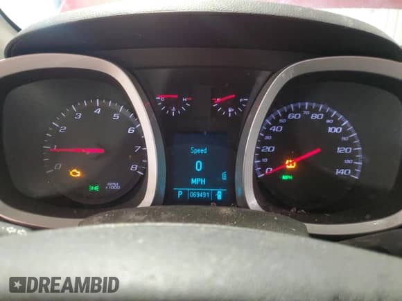 2011 Chevrolet Equinox 1LT with VIN 2CNFLEE59B6279991, listed as a Copart auction lot 80453025 with 69,491 mi miles and Clean title. Bid and sale history available at DreamBid. Image 9.