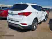 2018 Hyundai Santa Fe 2.4L with VIN 5XYZU3LB9JG565403, listed as a IAAI auction lot 43121028 with 54,350 mi miles and . Bid and sale history available at DreamBid. Image 4.