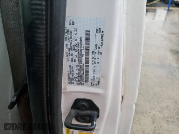 2010 Ford Econoline Cargo Commercial with VIN 1FTNE2EW2ADA36668, listed as a Copart auction lot 59904755 with 41,419 mi miles and Salvage title. Bid and sale history available at DreamBid. Image 13.