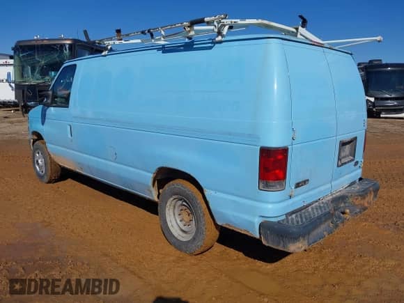 2008 Ford Econoline Cargo Commercial with VIN 1FTNE14W88DA94872, listed as a IAAI auction lot 41566519 with 207,620 mi miles and . Bid and sale history available at DreamBid. Image 3.