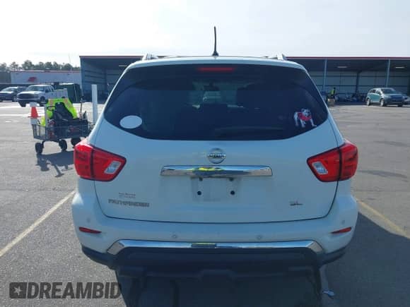 2018 Nissan Pathfinder S with VIN 5N1DR2MN9JC623167, listed as a IAAI auction lot 41606513 with 127,582 mi miles and . Bid and sale history available at DreamBid. Image 16.