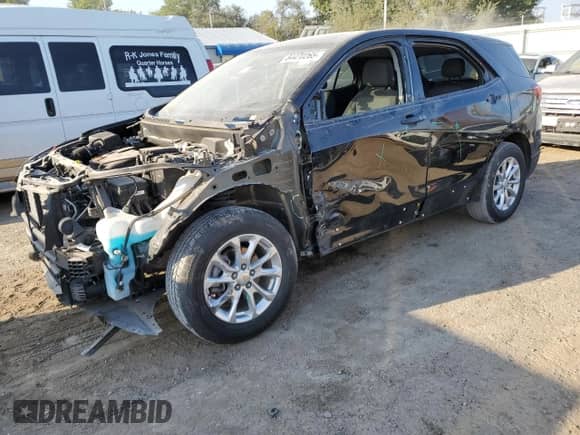 2020 Chevrolet Equinox LT с VIN 2GNAXUEVXL6247704, выставлен на аукционе Copart как лот 84470265 с пробегом 50 977 миль миль и Списание • Salvage title. История ставок и продаж доступна на DreamBid. Изображение 1.