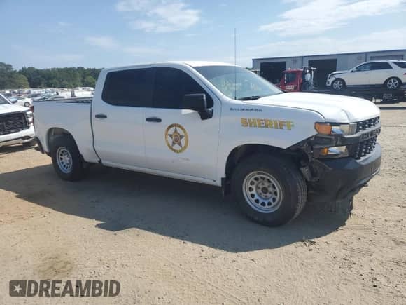 2019 Chevrolet Silverado 1500 Work Truck with VIN 1GCUYAEF1KZ296688, listed as a Copart auction lot 68529485 with 170,465 mi miles and Salvage title. Bid and sale history available at DreamBid. Image 4.