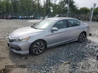 2017 Honda Accord EX-L with VIN 1HGCR2F96HA016778, listed as a Copart auction lot 83850285 with 260,500 mi miles and Clean title. Bid and sale history available at DreamBid. Image 1.