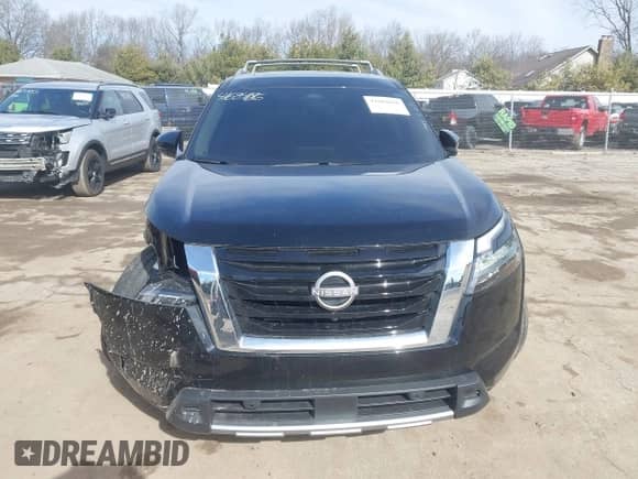 2024 Nissan Pathfinder Platinum с VIN 5N1DR3DK7RC269754, выставлен на аукционе IAAI как лот 41684186 с пробегом 14 047 миль миль и . История ставок и продаж доступна на DreamBid. Изображение 12.