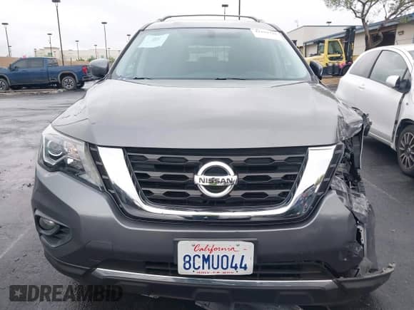 2018 Nissan Pathfinder S with VIN 5N1DR2MN2JC621860, listed as a IAAI auction lot 42192719 with 52,762 mi miles and . Bid and sale history available at DreamBid. Image 13.