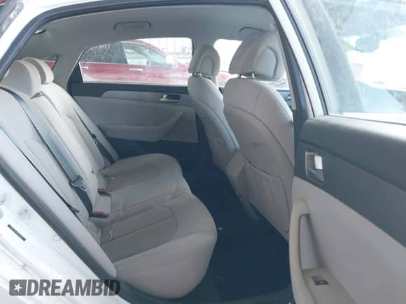 2016 Hyundai Sonata SE with VIN 5NPE24AF6GH426900, listed as a IAAI auction lot 43510995 with 185,024 mi miles and . Bid and sale history available at DreamBid. Image 8.