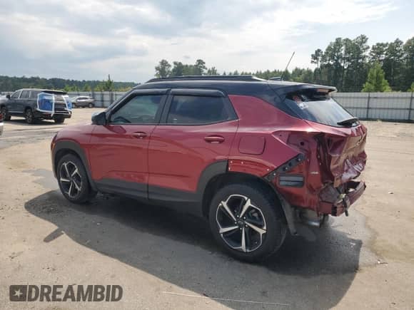2021 Chevrolet TrailBlazer RS с VIN KL79MTSL1MB057898, выставлен на аукционе Copart как лот 81056645 с пробегом 31 111 миль миль и Списание • Salvage title. История ставок и продаж доступна на DreamBid. Изображение 2.