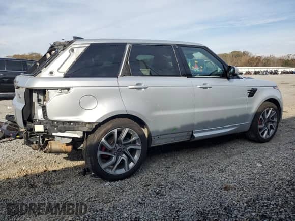 2020 Land Rover Range Rover Sport HSE Dynamic with VIN SALWR2SE9LA728704, listed as a Copart auction lot 81042104 with 121,880 mi miles and Salvage title. Bid and sale history available at DreamBid. Image 3.