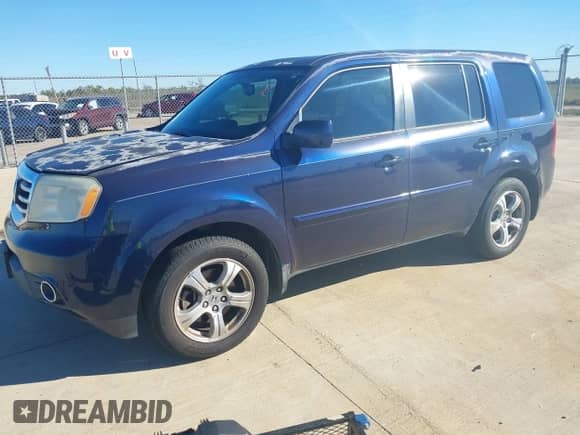 2014 Honda Pilot EX-L with VIN 5FNYF3H5XEB018131, listed as a IAAI auction lot 43577493 with 194,281 mi miles and . Bid and sale history available at DreamBid. Image 2.