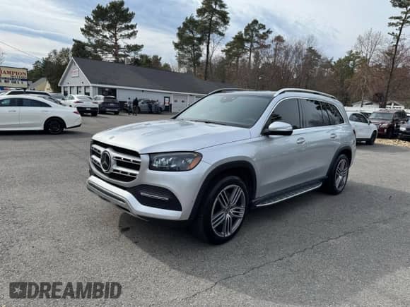 2021 Mercedes-Benz GLS 450 with VIN 4JGFF5KE1MA481094, listed as a Copart auction lot 54084795 with 88,948 mi miles and Clean title. Bid and sale history available at DreamBid. Image 2.