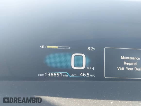 2016 Toyota Prius Four z VIN JTDKARFU7G3518197, wystawiony jako IAAI lot #43061534 z przebiegiem 138 891 mil mil oraz . Historia ofert i sprzedaży dostępna na DreamBid. Obrazek 15.