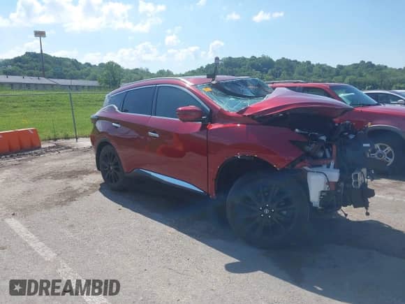2021 Nissan Murano Platinum with VIN 5N1AZ2DS9MC121532, listed as a IAAI auction lot 42248100 with Not provided miles and . Bid and sale history available at DreamBid. Image 1.