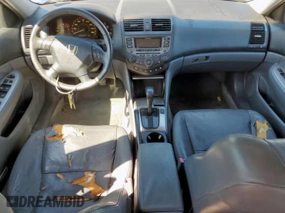 2007 Honda Accord EX-L with VIN 1HGCM56827A153657, listed as a Copart auction lot 81913155 with 147,154 mi miles and Salvage title. Bid and sale history available at DreamBid. Image 8.