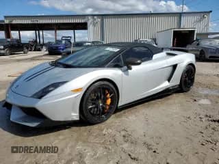 2013 Lamborghini Gallardo with VIN ZHWGU8AJ7DLA12671, listed as a Copart auction lot 75721804 with 14,849 mi miles and Non repairable. Bid and sale history available at DreamBid. Image 1.