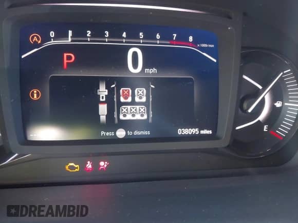 2023 Honda Passport TrailSport с VIN 5FNYF8H64PB033801, выставлен на аукционе IAAI как лот 43140933 с пробегом 38 095 миль миль и . История ставок и продаж доступна на DreamBid. Изображение 16.