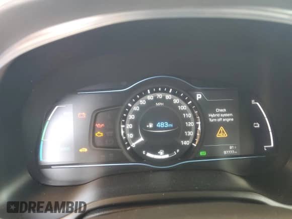 2018 Hyundai Ioniq SEL z VIN KMHC75LC6JU096816, wystawiony jako Copart lot #55501724 z przebiegiem 97 777 mil mil oraz . Historia ofert i sprzedaży dostępna na DreamBid. Obrazek 9.