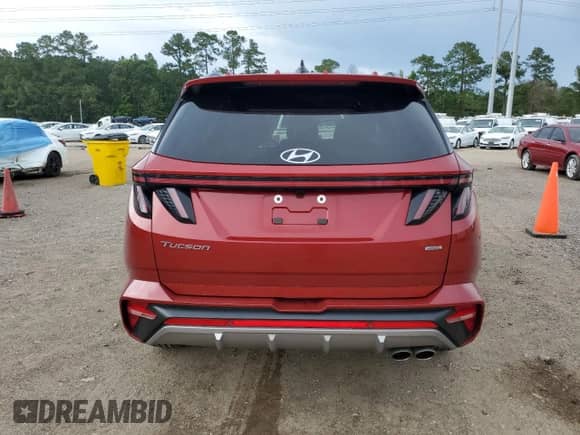 2023 Hyundai Tucson XRT with VIN KM8JFCAE9PU233646, listed as a Copart auction lot 61455545 with 20,580 mi miles and Salvage title. Bid and sale history available at DreamBid. Image 6.