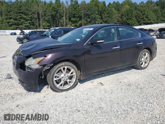 2014 Nissan Maxima SV with VIN 1N4AA5AP2EC496926, listed as a Copart auction lot 80021365 with 138,225 mi miles and Salvage title. Bid and sale history available at DreamBid. Image 1.
