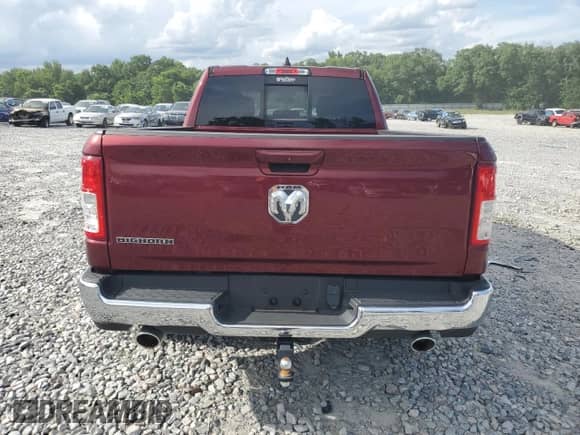 2022 Ram 1500 Big Horn with VIN 1C6RREMT4NN464263, listed as a Copart auction lot 61414375 with 10,704 mi miles and Salvage title. Bid and sale history available at DreamBid. Image 6.