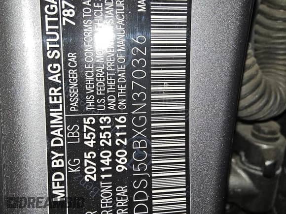 2016 Mercedes-Benz CLA 45 AMG с VIN WDDSJ5CBXGN370326, выставлен на аукционе Copart как лот 71730635 с пробегом 56 911 миль миль и Чистый • Clean title. История ставок и продаж доступна на DreamBid. Изображение 12.