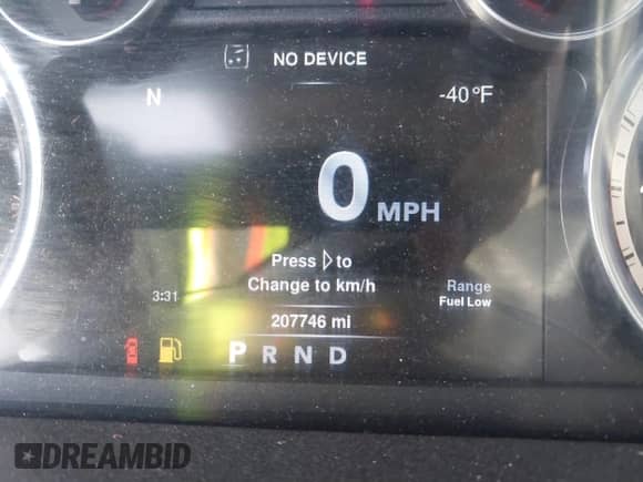 2013 Ram 1500 Sport with VIN 1C6RR6HT0DS572539, listed as a IAAI auction lot 41393426 with 207,746 mi miles and . Bid and sale history available at DreamBid. Image 15.