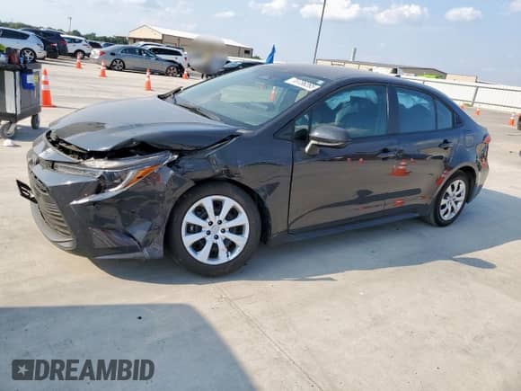 2024 Toyota Corolla LE с VIN 5YFB4MDE3RP116192, выставлен на аукционе Copart как лот 70736265 с пробегом Не указан миль и Списание • Salvage title. История ставок и продаж доступна на DreamBid. Изображение 1.