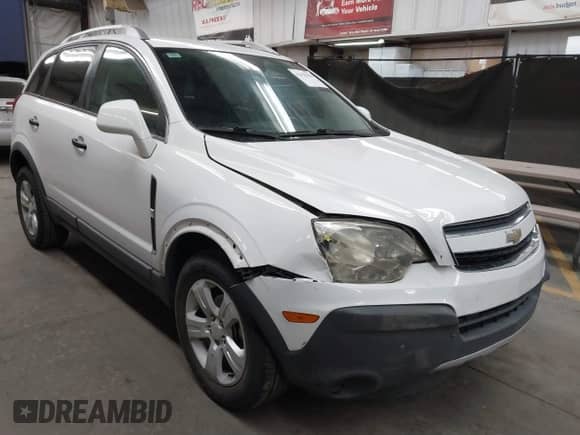 2013 Chevrolet Captiva Sport LS with VIN 3GNAL1EKXDS534883, listed as a IAAI auction lot 41452984 with 126,275 mi miles and . Bid and sale history available at DreamBid. Image 1.
