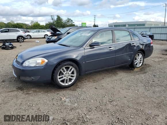 2008 Chevrolet Impala LTZ z VIN 2G1WU583881234731, wystawiony jako Copart lot #84009725 z przebiegiem 164 216 mil mil oraz Szkoda całkowita • Salvage title. Historia ofert i sprzedaży dostępna na DreamBid. Obrazek 1.