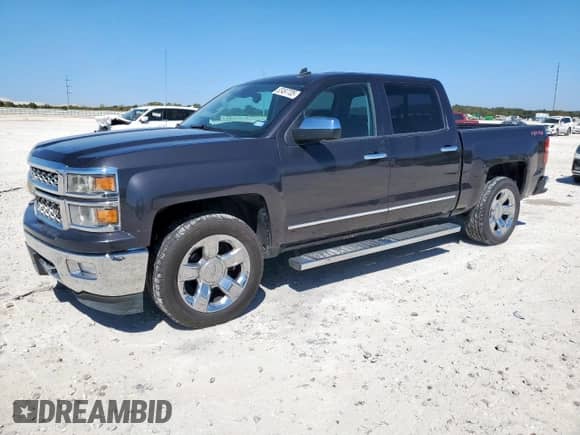 2014 Chevrolet Silverado 1500 LTZ z VIN 3GCUKSEC6EG402182, wystawiony jako Copart lot #82497705 z przebiegiem 160 827 mil mil oraz Czysty tytuł • Clean title. Historia ofert i sprzedaży dostępna na DreamBid. Obrazek 1.