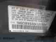 1999 Honda Accord LX with VIN 1HGCG6654XA100896, listed as a IAAI auction lot 42613354 with 154,176 mi miles and . Bid and sale history available at DreamBid. Image 9.