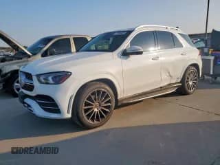 2021 Mercedes-Benz GLE 350 z VIN 4JGFB4JB3MA375145, wystawiony jako Copart lot #71984425 z przebiegiem 12 669 mil mil oraz Szkoda całkowita • Salvage title. Historia ofert i sprzedaży dostępna na DreamBid. Obrazek 1.