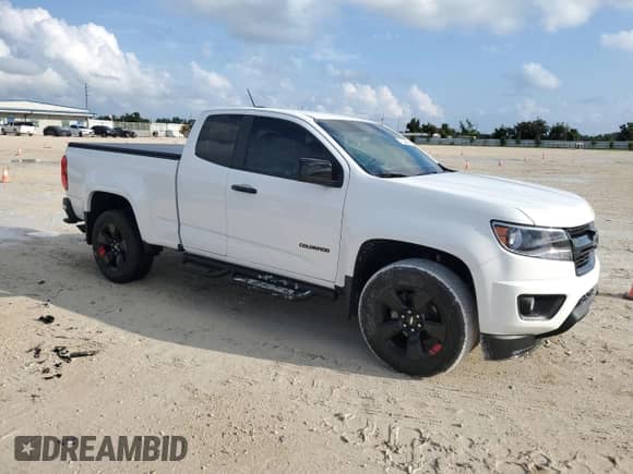 2018 Chevrolet Colorado 2WD LT with VIN 1GCHSCENXJ1248383, listed as a Copart auction lot 73734644 with Not provided miles and Salvage title. Bid and sale history available at DreamBid. Image 4.